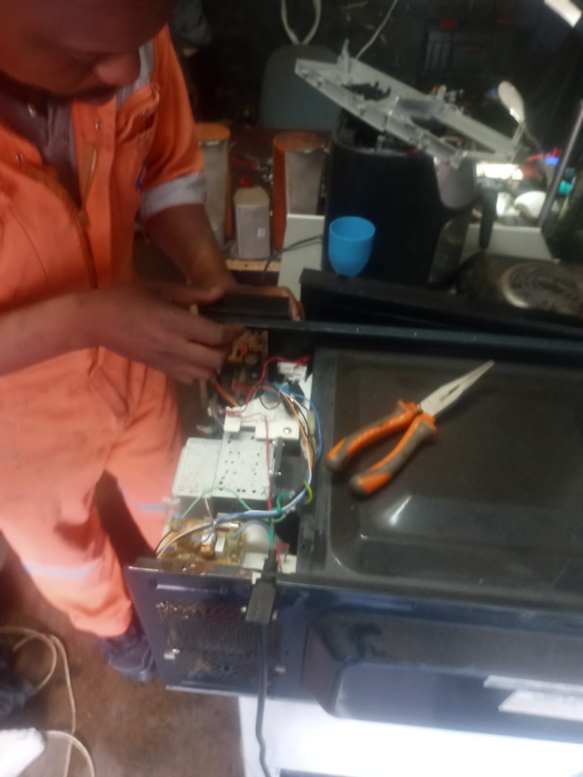 Appliance repair work
